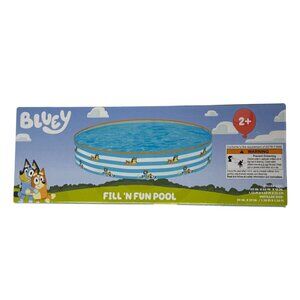 Bluey Fill ‘N Fun 60" x 10" Inflatable Kiddie Pool by Bestway